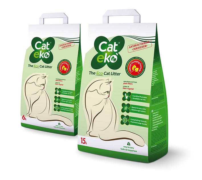 6. lettiera vegetale per gatti cat ek